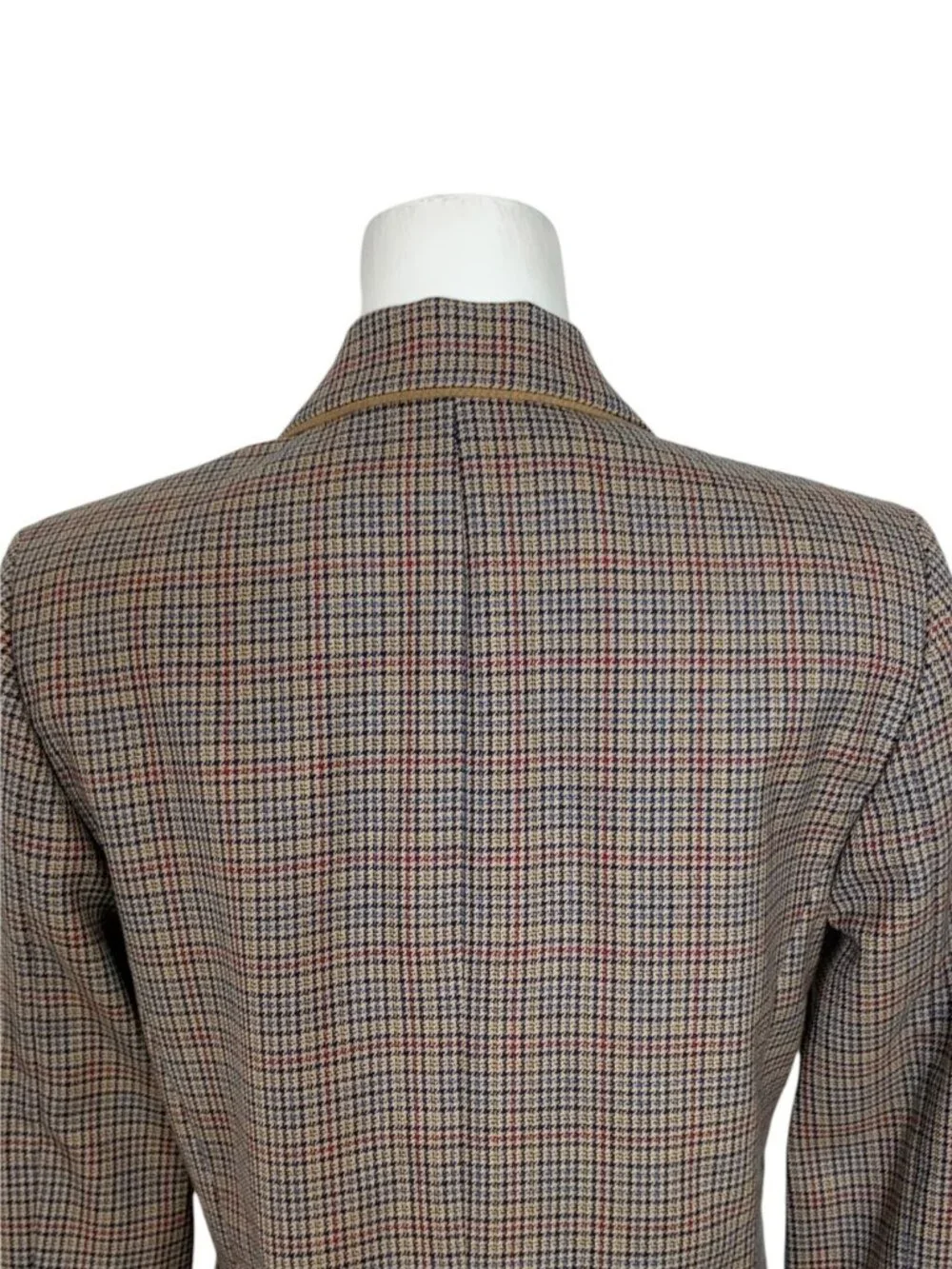 Pendleton Wool Plaid Blazer Jacket 6 Feather Pin Heritage - Picture 12 of 15